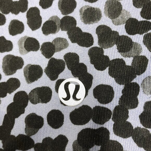 LULULEMON Dancing Warrior Tank Ace Spot Lullaby Black / Lullaby Sz 4 - Picture 3 of 5